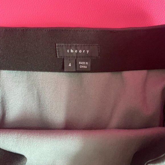 Theory Genuine Leather Skirt - Picture 2 of 2